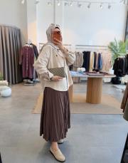 krem sahra keten gömlek 2