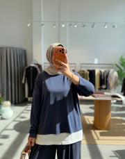 lacivert yazlık oysh pantolonlu takım 3