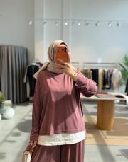 mürdüm yazlık oysh pantolonlu takım 3