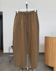 haki keten şalvar pantolon