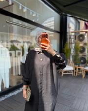 siyah 6523 tensel araboy gömlek tunik 3