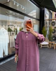 mürdüm 6523 tensel araboy gömlek tunik 2
