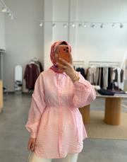 pembe minel gömlek