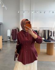 bordo 3121 gömlek