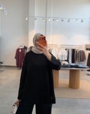 siyah 3048 oysh palazzo takım 2