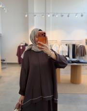 kahve 3068 oysh etekli takım 2