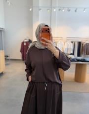 kahve 3068 oysh etekli takım 5