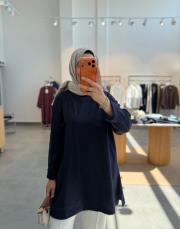 lacivert basic cepli sweat 2