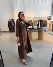 kahve müslin kimono kap 2