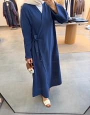 lacivert müslin kimono kap 3