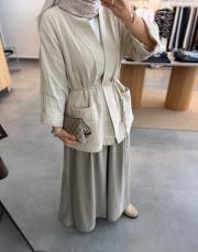 bej müslin kimono ceket 3