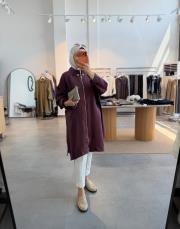 bordo 3414 yanları  çıtçıt detaylı kap 2