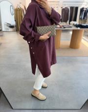 bordo 3414 yanları  çıtçıt detaylı kap 4