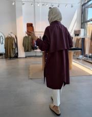 bordo 3414 yanları  çıtçıt detaylı kap 5