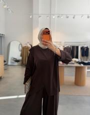 kahve 6612 modal takım 3