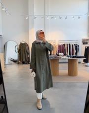 haki 6596 tensel araboy tunik