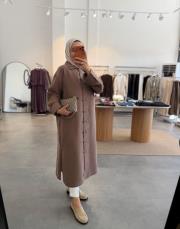 kahve 6596 tensel araboy tunik