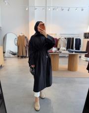 siyah 10753 gömlek tunik