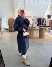 lacivert 10753 gömlek tunik 2