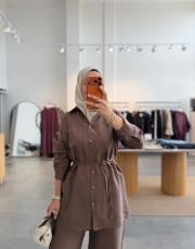 kahve 1637 pantolonlu takım 4