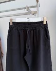 siyah ince gabardin pantolon 2