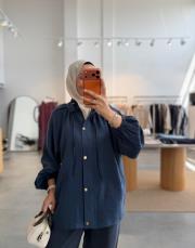 lacivert tensel bomber ceket 2