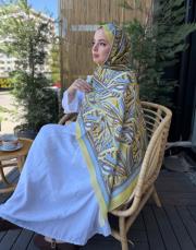 sarı velune şal 9502
