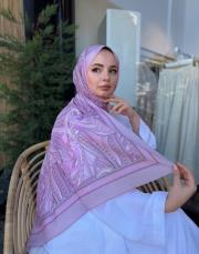 pembe velune şal 9502