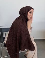 acı kahve native şal-06