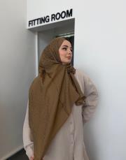 gold kahve native şal-06 2
