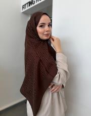 kahve native şal-06