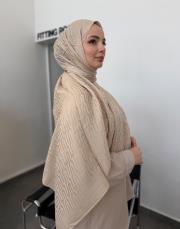 açık krem native şal-06 2