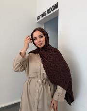 acı kahve native şal-05