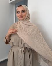 açık krem native şal-05 2