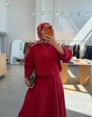 kırmızı rana etekli takım 3