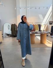 mavi 9144 denim araboy gömlek kap