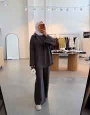 kahve basic üçlü takım