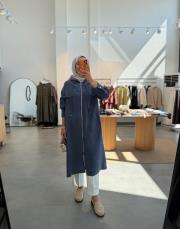 lacivert 5676 araboy tunik kap