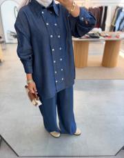 lacivert 6295 denim takım 4