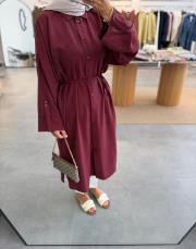 bordo 2229 araboy gömlek tunik 4