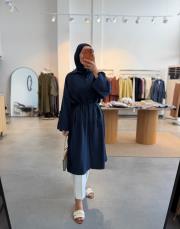 lacivert 2229 araboy gömlek tunik