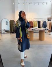 lacivert 2229 araboy gömlek tunik 4