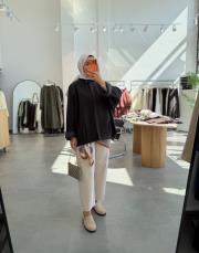 acı kahve oversize bomber ceket 4