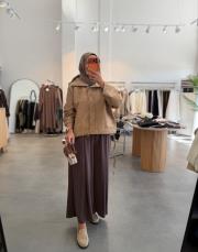 camel kısa trenç