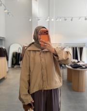 camel kısa trenç 2