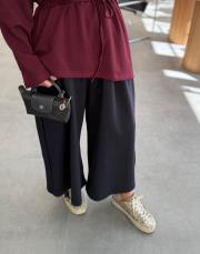 koyu lacivert 1010 oysh etek pantolon