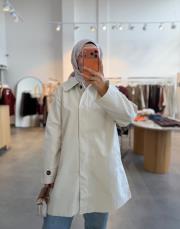 taş 1783 yakası kareli premium trenç 2