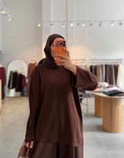 kahve basic oysh tunik 2
