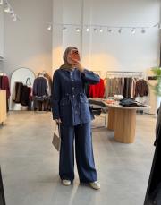 lacivert 6715 tensel takım