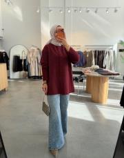 bordo 44378 ceket hırka 2